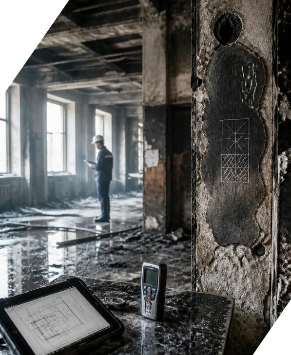 Обследование зданий после пожара в Феодосии от 15237 р. | ЭкспертизаРоссия