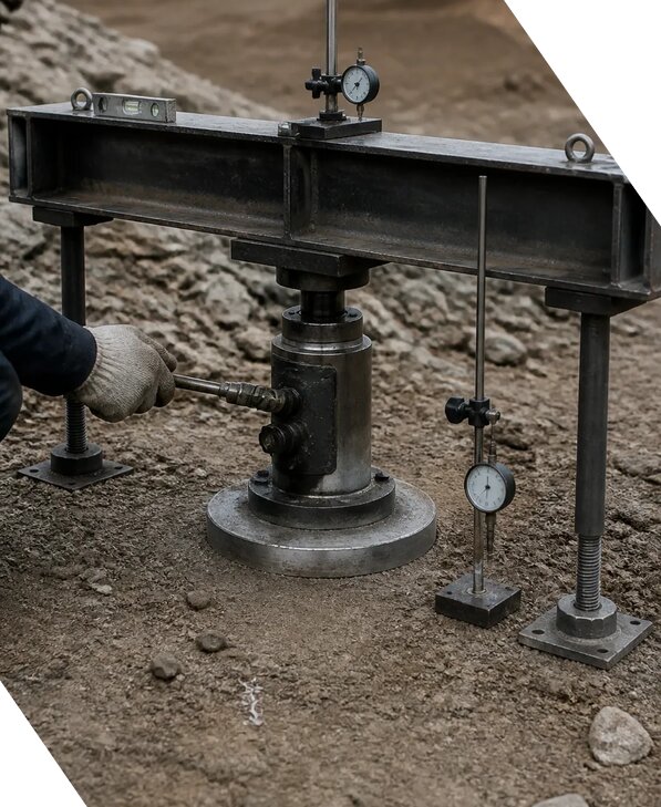 Штамповые испытания грунтов для строительства в Феодосии